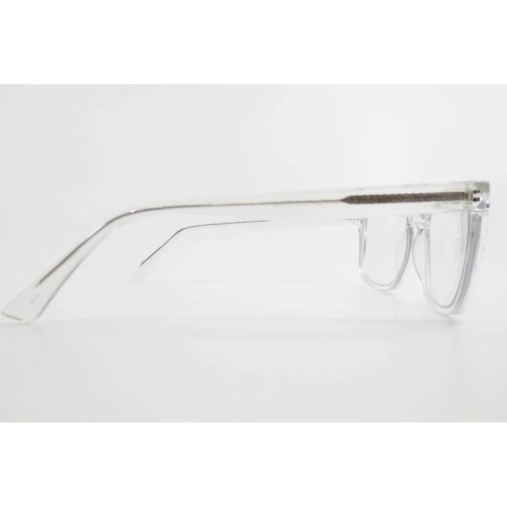 Clear Rectangular Eyeglass Frames MP20215 CR 56-18-140 Transparent Minimalist